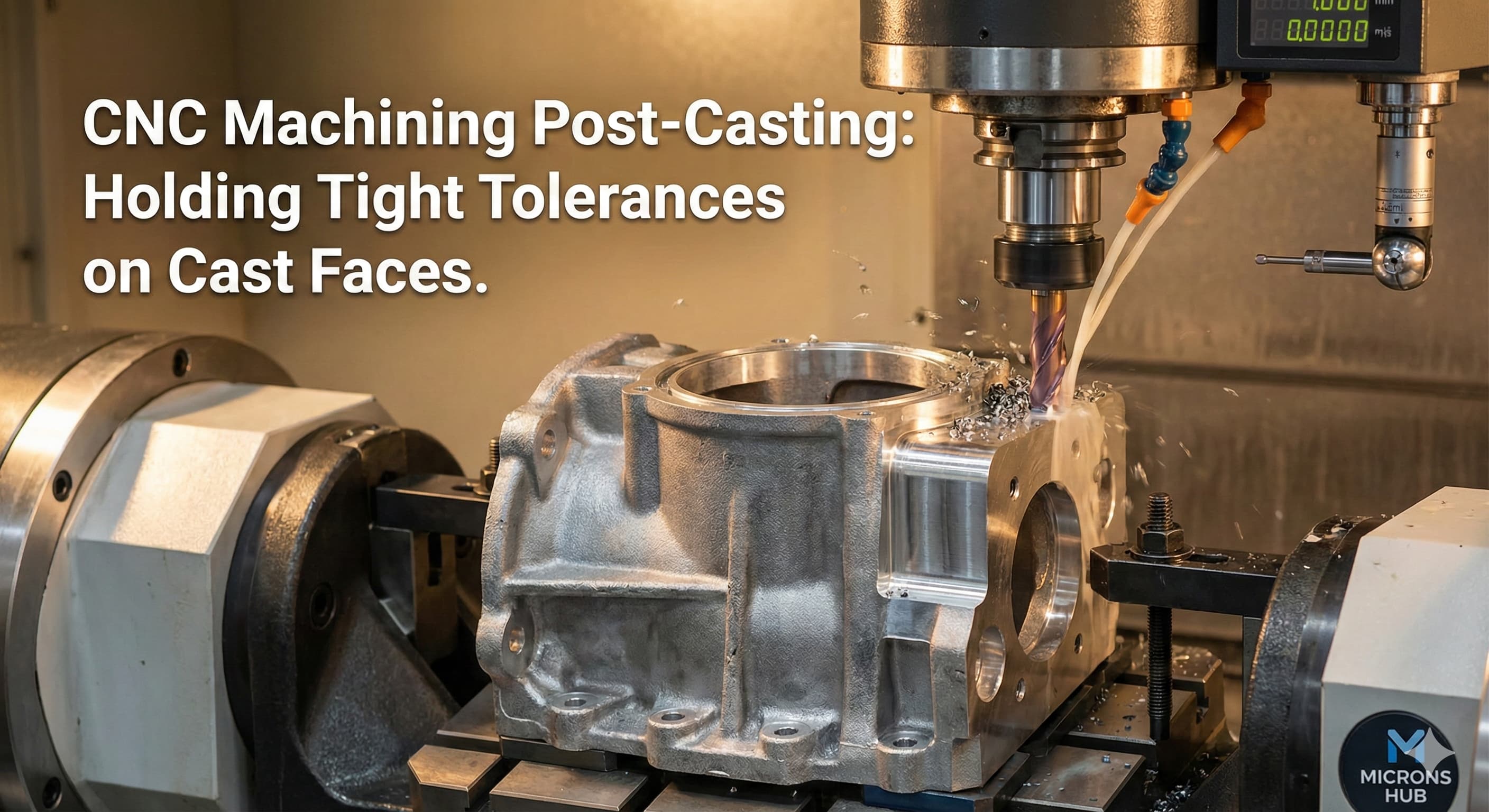 CNC-bearbetning efter gjutning: Hålla snäva toleranser på gjutna ytor