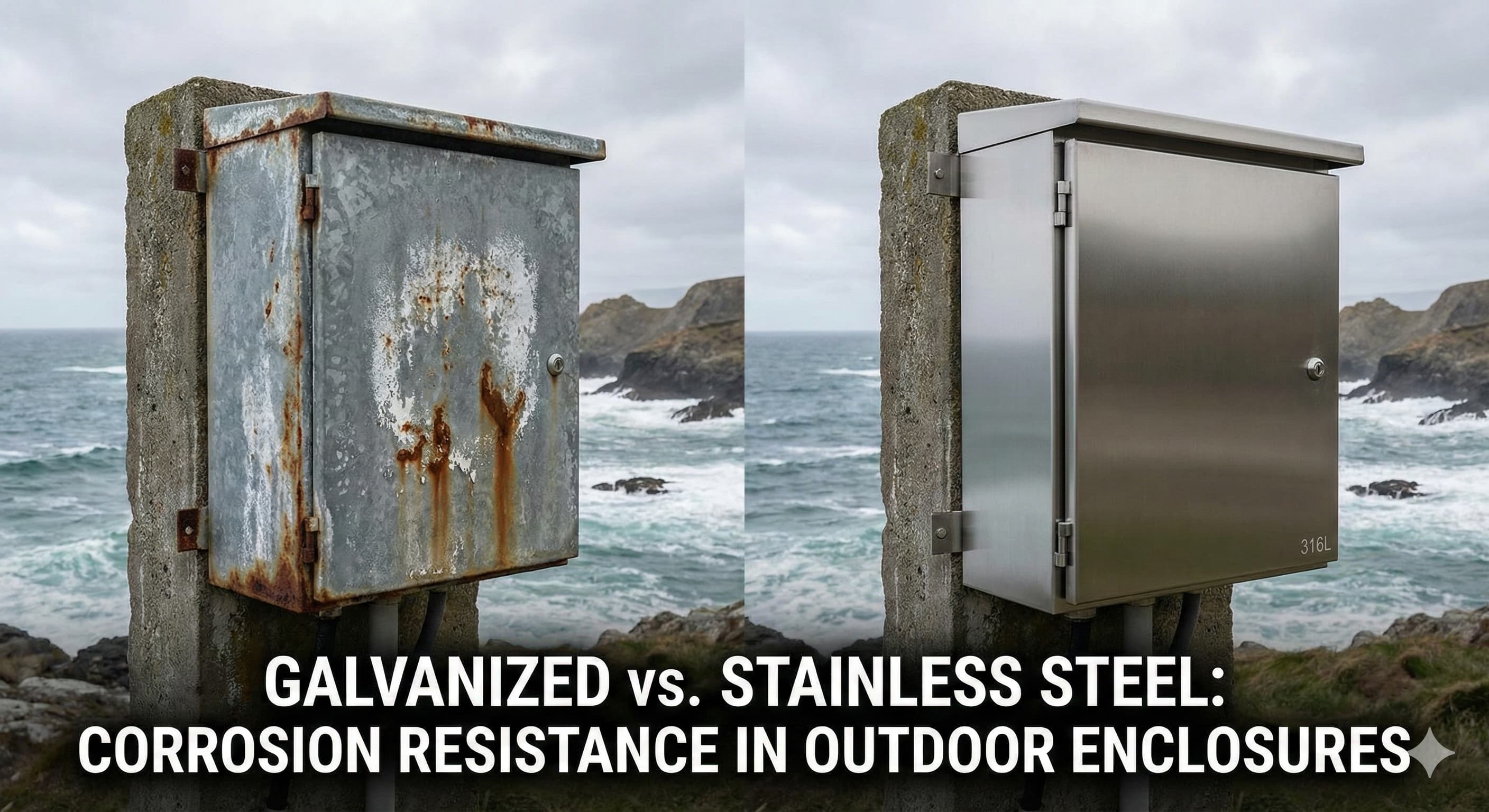 Sinkitty vs. ruostumaton teräs: Korroosionkestävyys ulkotiloissa