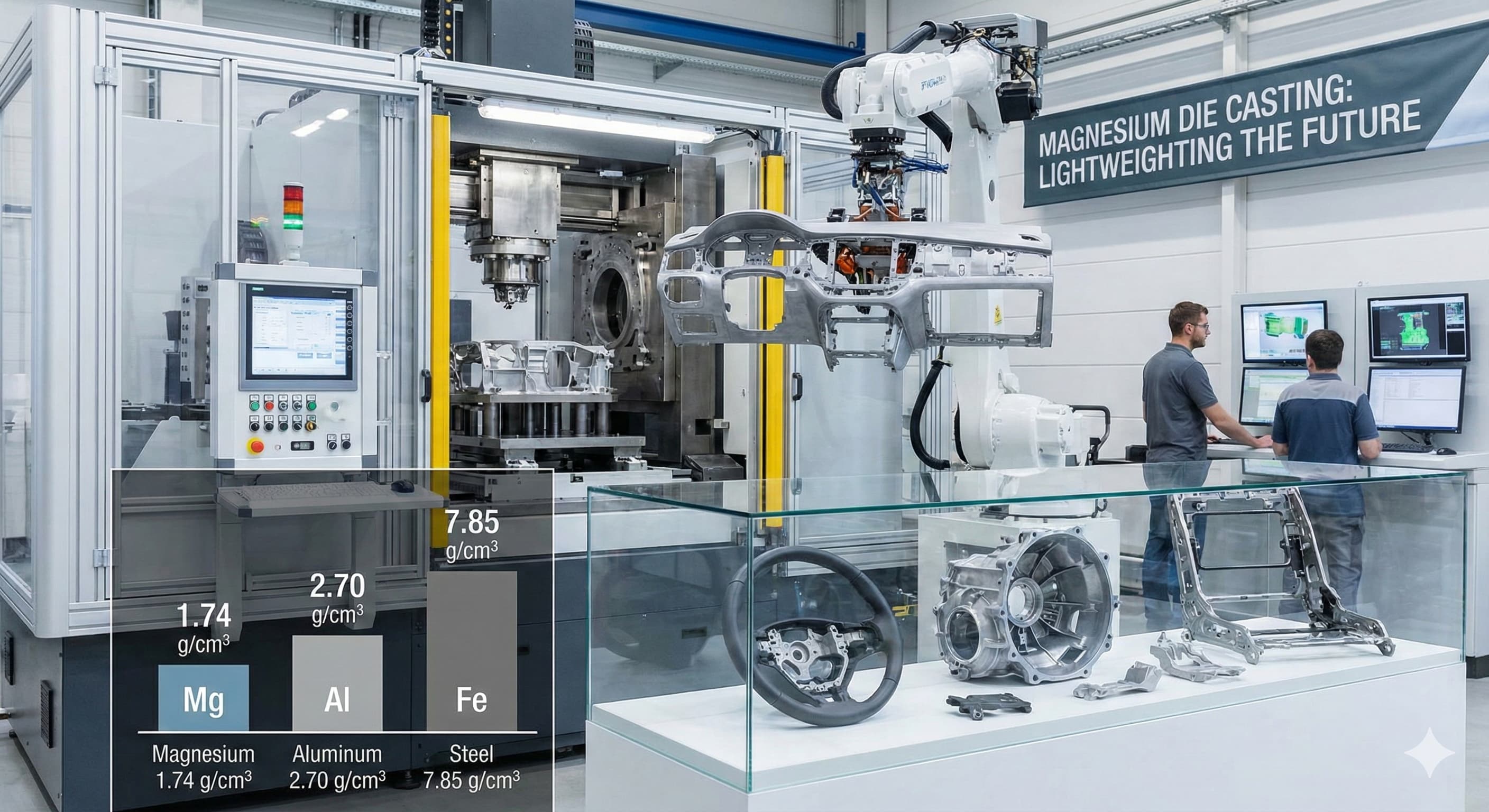 Magnesiumstøping: Lettvektsstrategier for bilkomponenter