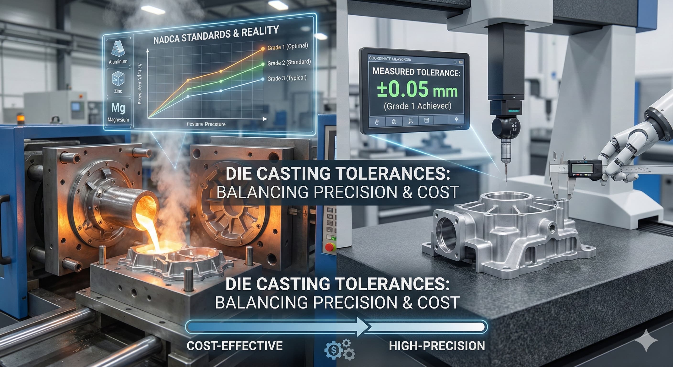 Toleranssit painevalussa: Mitä on realistista NADCA-standardien mukaan?