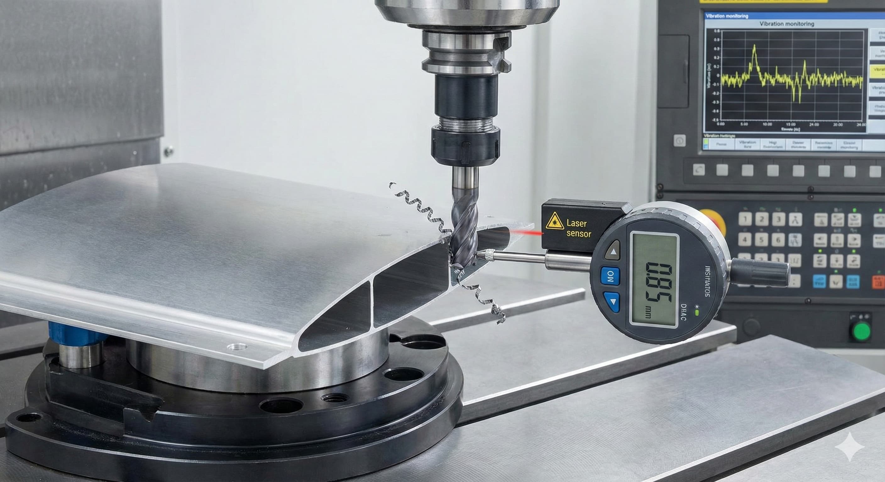 Styvhet i CNC-delar: Hur väggtjocklek påverkar bearbetningsvibrationer