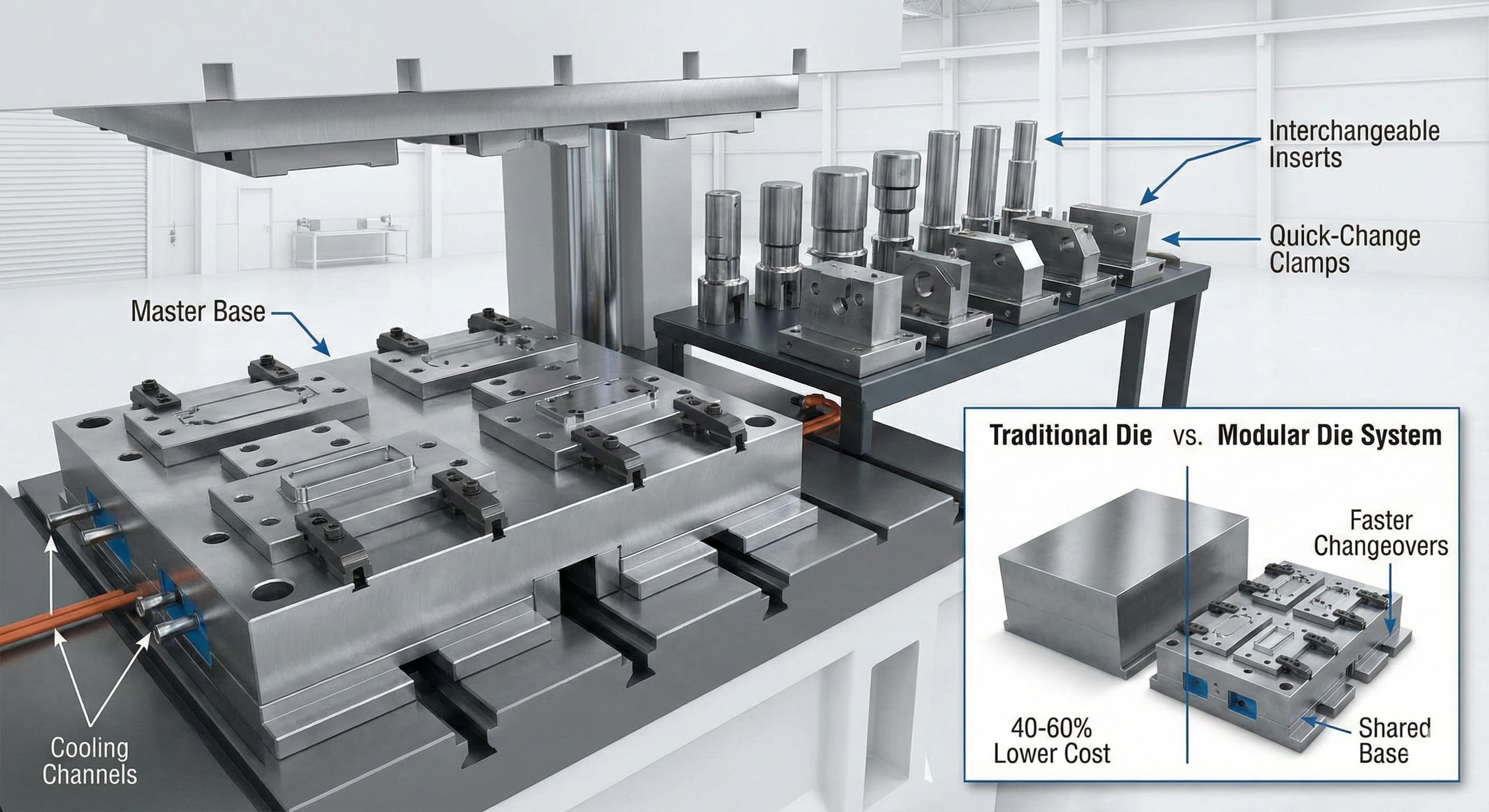 Minska verktygskostnaderna: Modulära verktyg och familjeverktygsstrategi